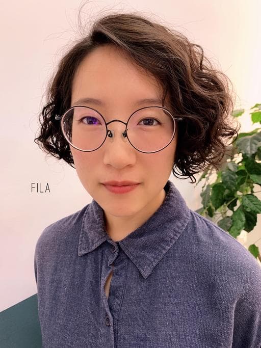 女生短髮、女生燙髮、溫塑燙