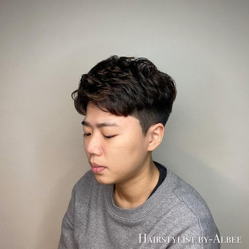 男生短髮、男生染髮、不用漂髮