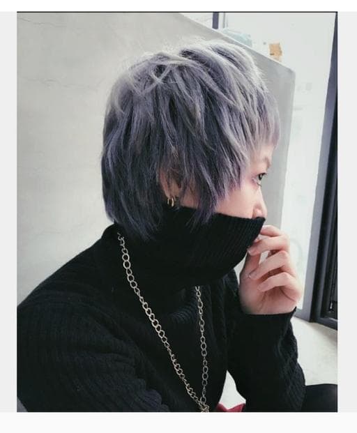 漂色、女生短髮、漸層挑染