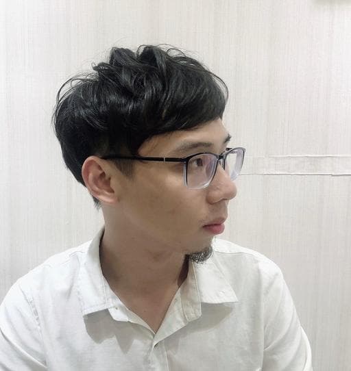 男生短髮、男生燙髮、冷燙