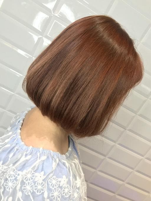 女生短髮、棕色系、女生染髮