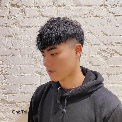 男生短髮、男生燙髮、冷燙