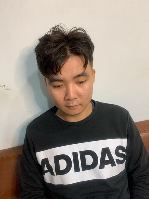 男生短髮、男生染髮、不用漂髮