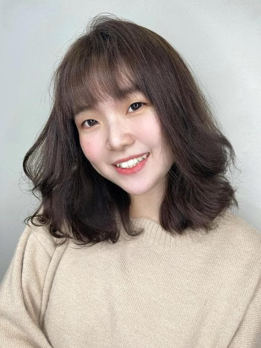 溫塑燙、女生燙髮、女生中長髮