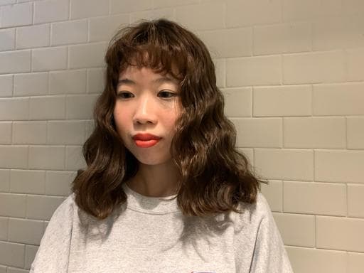 女生長髮、女生燙髮、溫塑燙