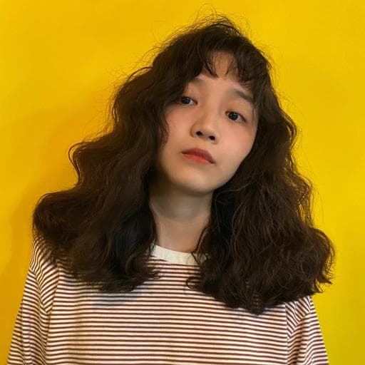 女生長髮、女生燙髮、溫塑燙