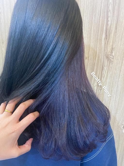 女生長髮、女生染髮、不用漂髮