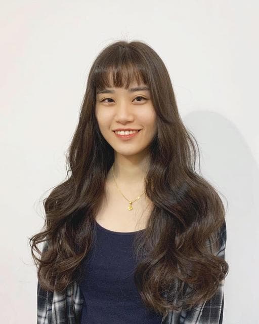 女生長髮、韓系捲度、韓系
