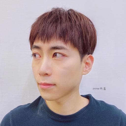 男生染燙、男生短髮、不用漂髮