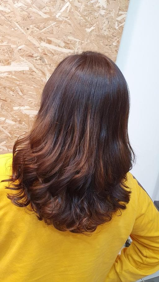 女生長髮、女生燙髮、溫塑燙