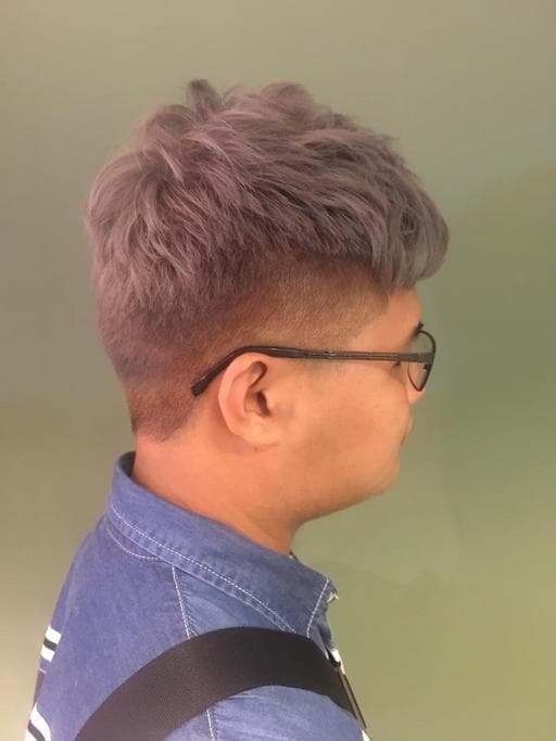 男生短髮、漂色、男生Undercut