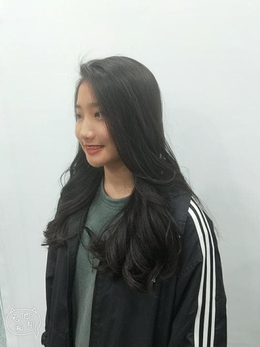 長瀏海、女生長髮、溫塑燙