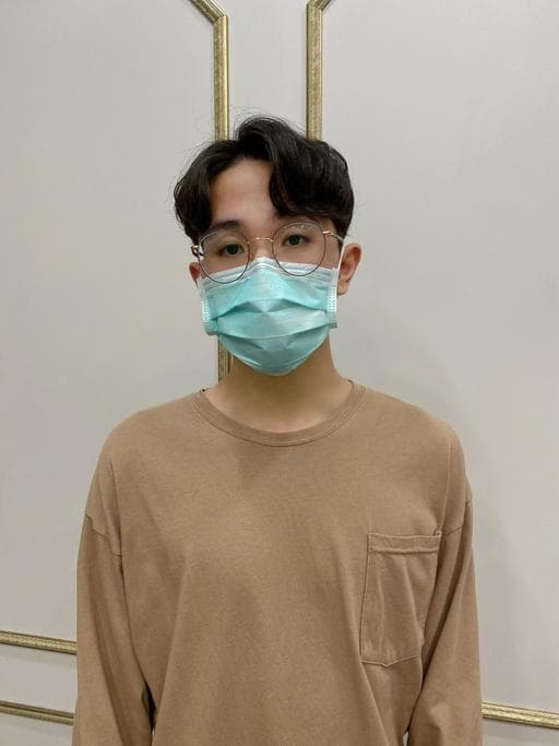 男士中分瀏海