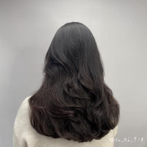 女生長髮、溫塑燙、長髮造型