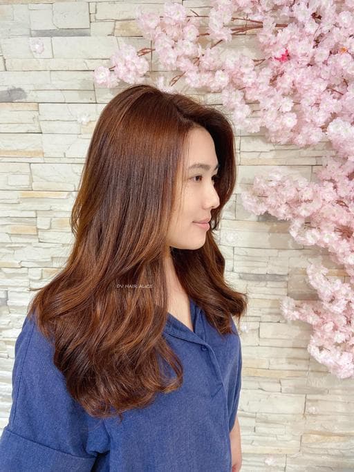 女生長髮、女生染髮、不用漂髮