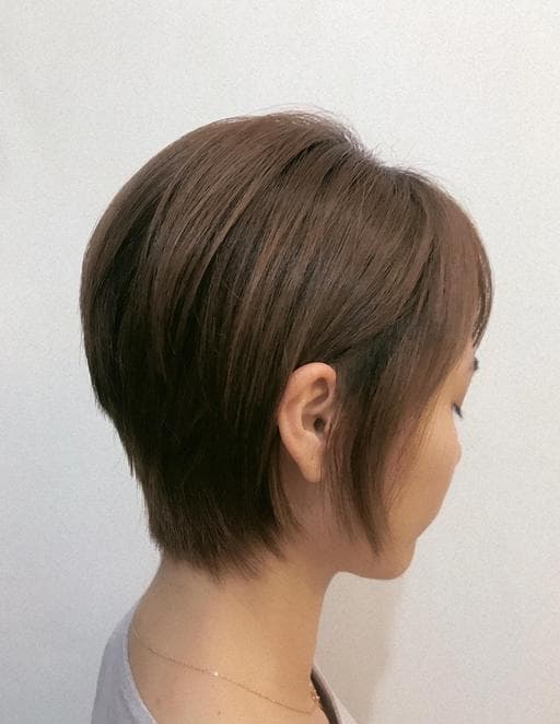 女生短髮、中性頭皮、短瀏海