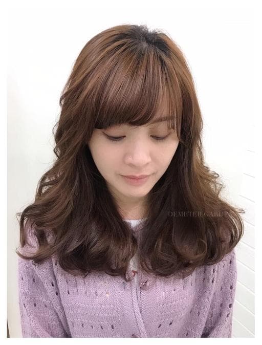 女生長髮、女生染髮、不用漂髮
