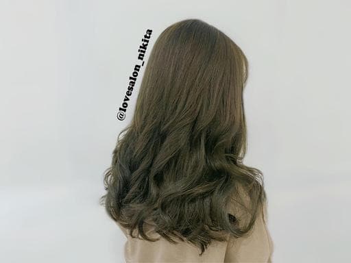 不用漂髮、女生染髮、女生長髮