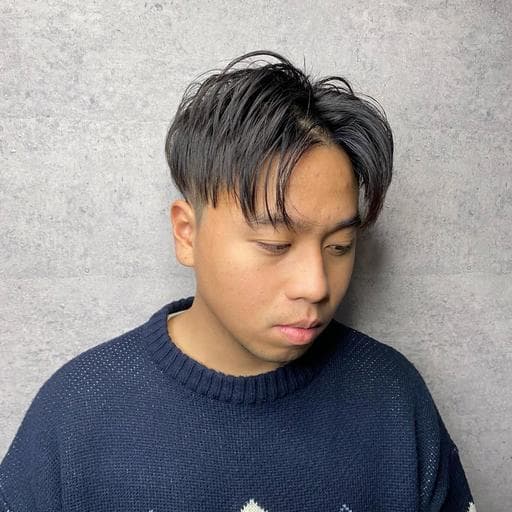 短瀏海、男生髮型、型男漸變短髮