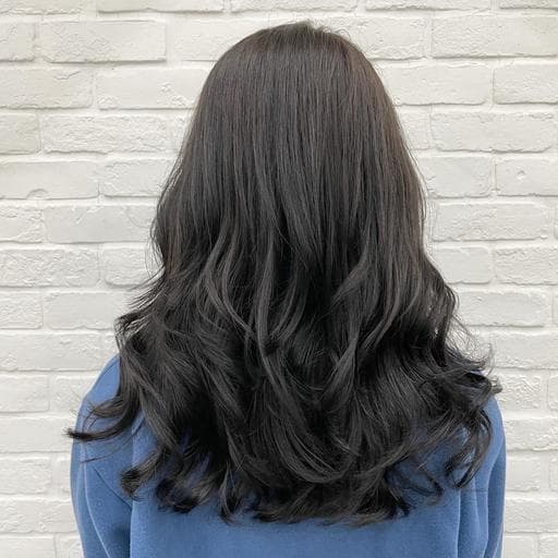 女生中長髮、女生燙髮、溫塑燙