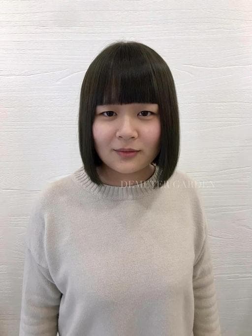 燙直、女生短髮、中性髮