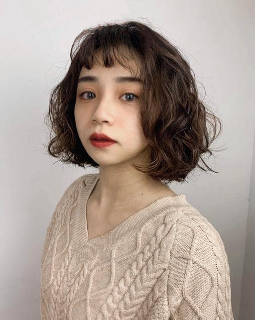 女生短髮、女生燙髮、溫塑燙