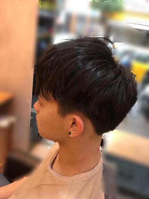 男生短髮、男生燙髮、粗硬髮