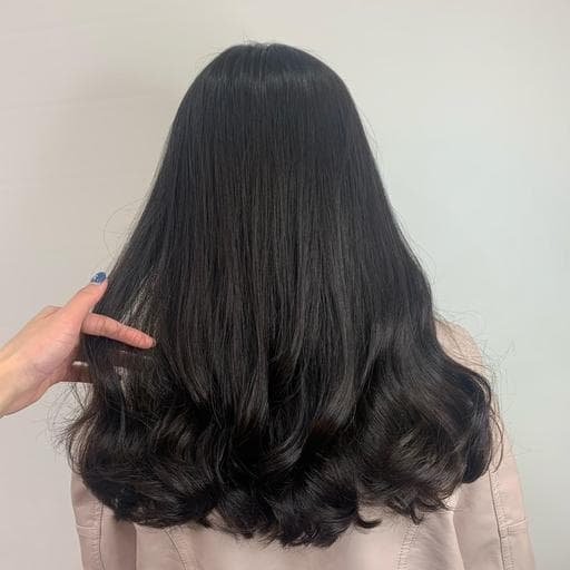 女生燙髮、溫塑燙、鵝蛋臉