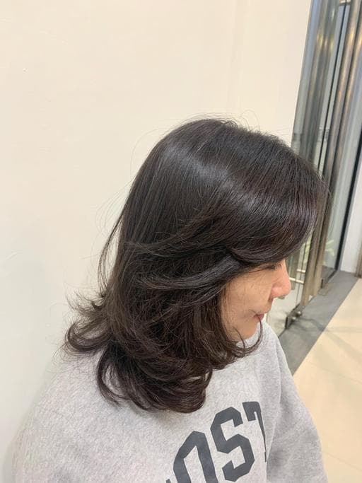女生染髮、染髮、女生中長髮