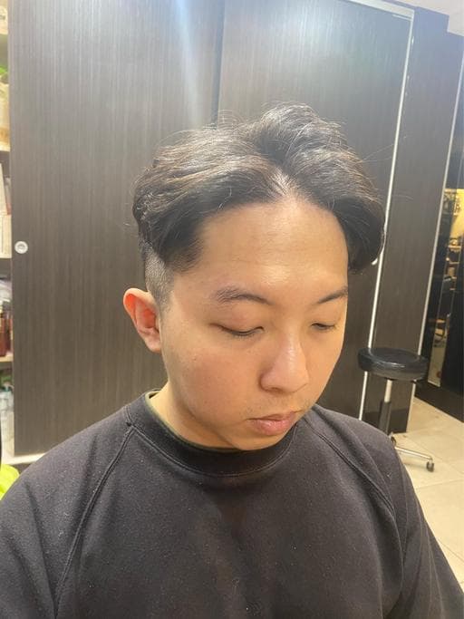 男生短髮、男生燙髮、冷燙