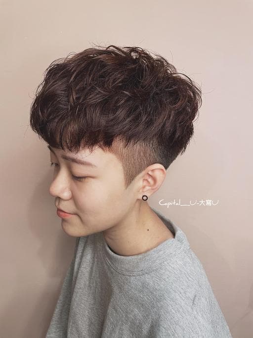 男生短髮、男生Undercut、男生卷髮