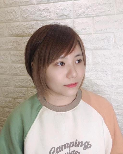 女生短髮、女生染髮、漂色