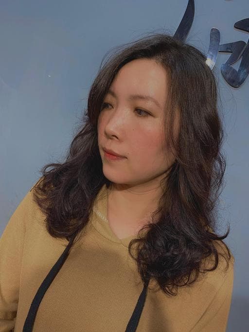 長瀏海、女生燙髮、細軟髮