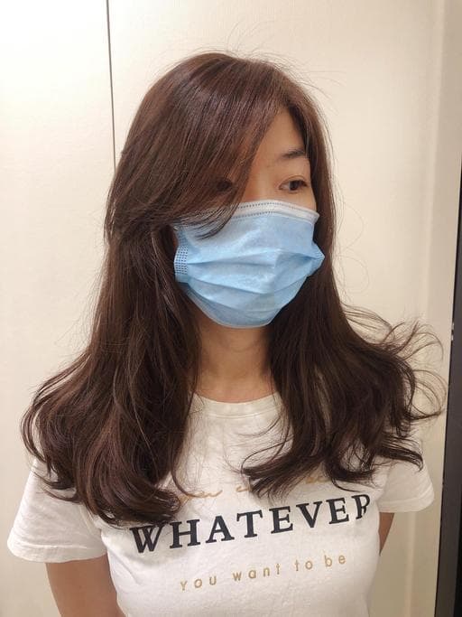 長瀏海、女生染燙、女生長髮
