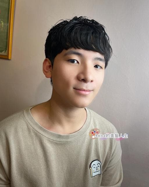男生短髮、男生燙髮、冷燙