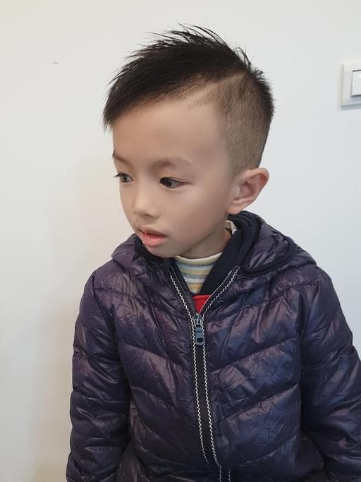 三角臉、兒童髮型、兒童小漸層