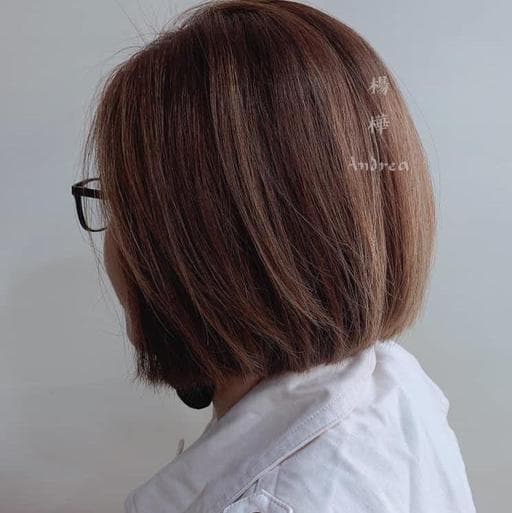 女生中長髮、台南染髮、隱藏式挑染