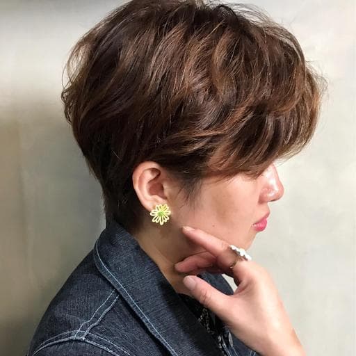 女生短髮、女生燙髮、溫塑燙