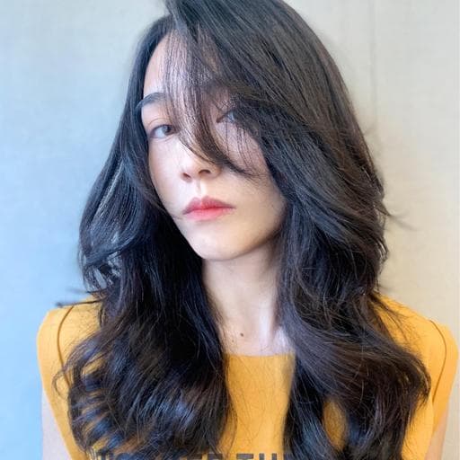 女生長髮、韓系、溫塑燙