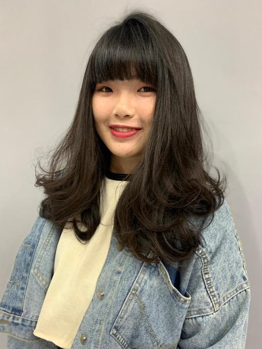 女生長髮、浪漫大卷、短瀏海