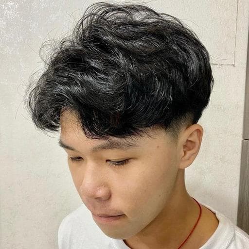 男生短髮、男生燙髮、冷燙