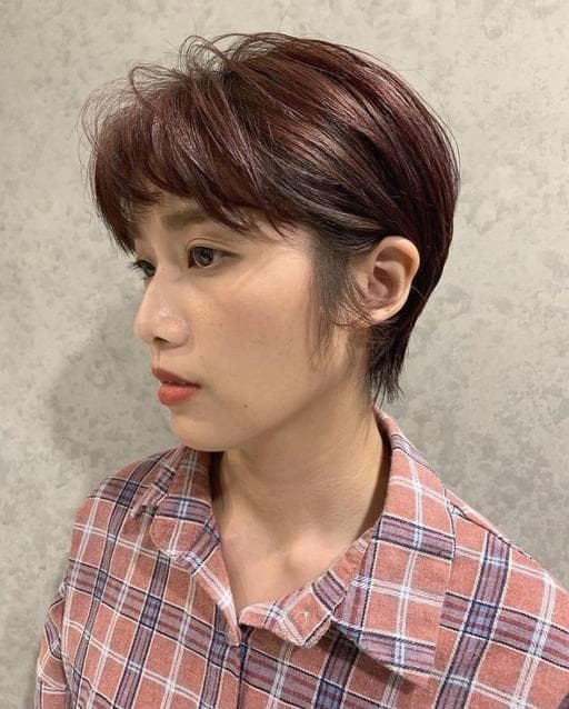 不用漂髮、女生髮型、精靈短髮