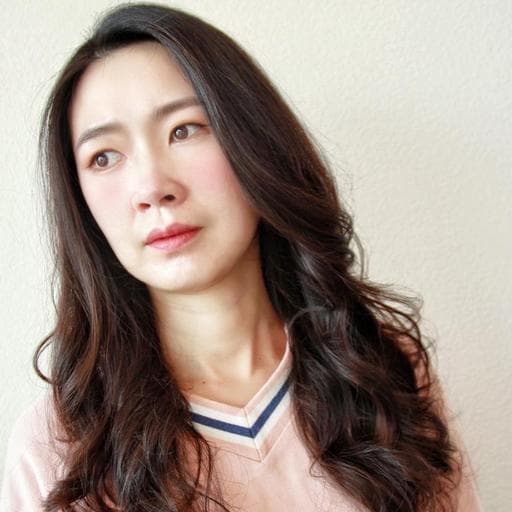 女生長髮、女生燙髮、溫塑燙