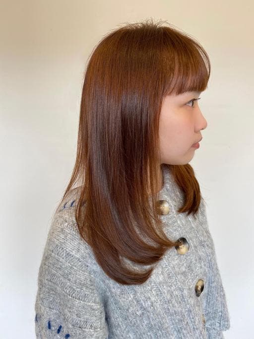 內彎、女生長髮、女生染髮