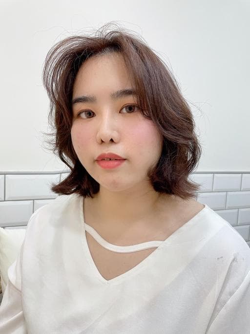 女生短髮、長瀏海、女生染燙