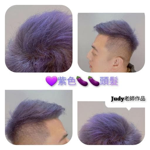 男生短髮、短瀏海、粗硬髮