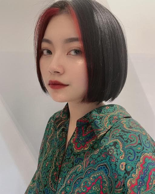 女生短髮、女生染髮、漂色