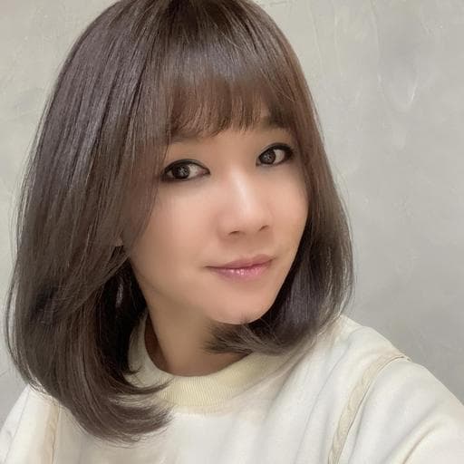 女生染髮、短瀏海、不用漂髮