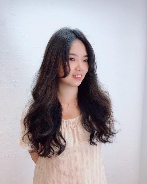 長瀏海、女生染燙、溫塑燙