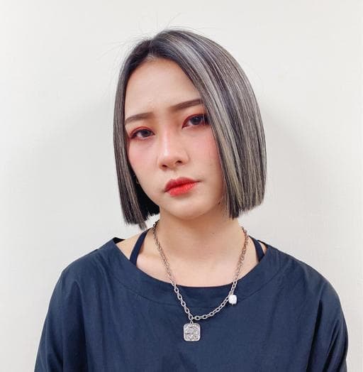 漂色、女生染髮、女生中長髮